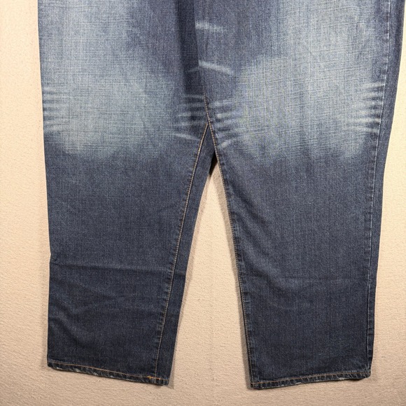 Vintage Makaveli Branded Mens Denim Jeans Size 48 Blue Wash Graphic Back Art Y2K - Picture 4 of 13